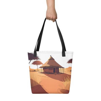 African Hut - Tote Bag