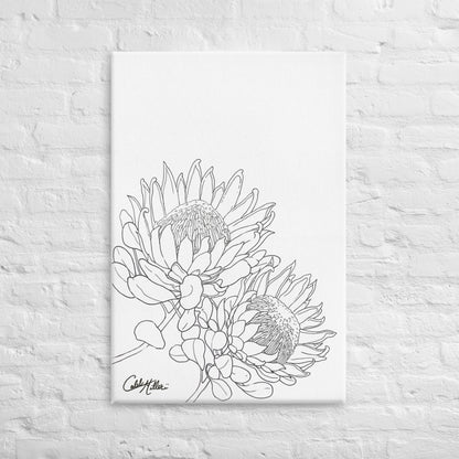 King Protea - Canvas