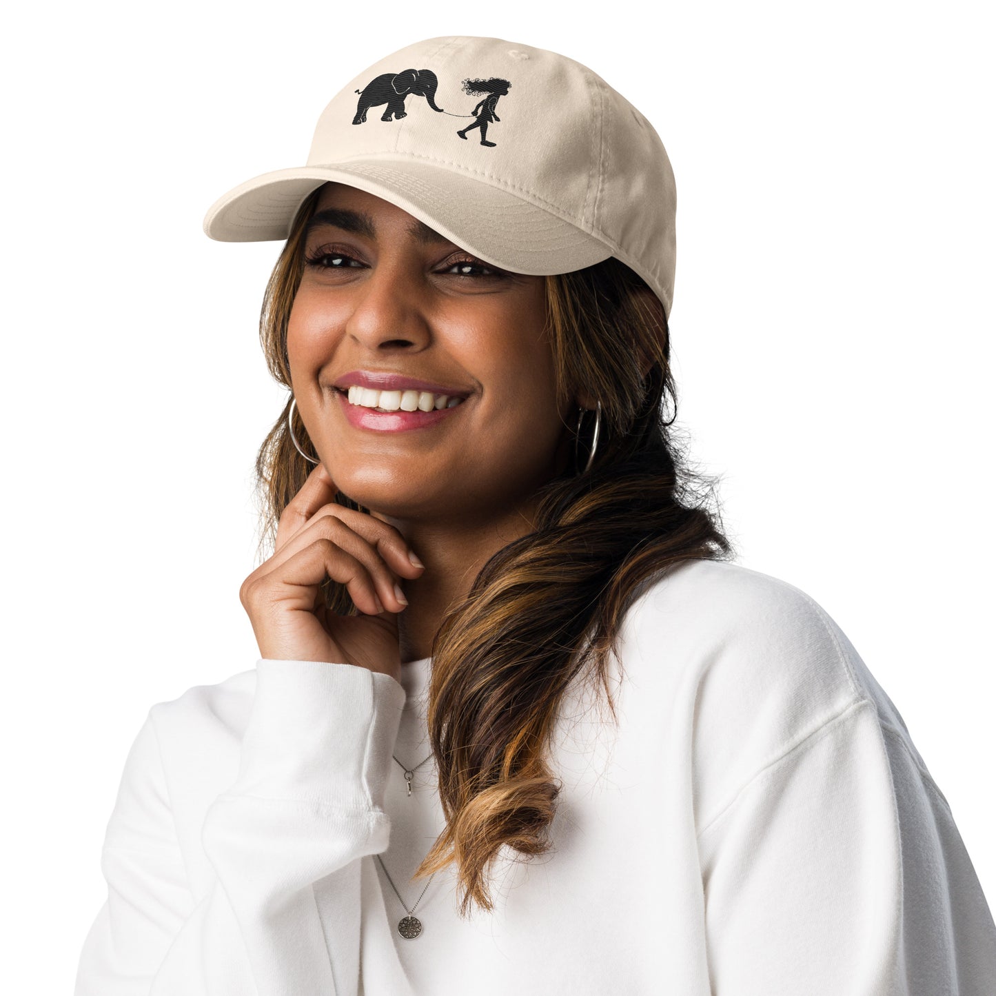 Girl with Elephant - Dad Hat