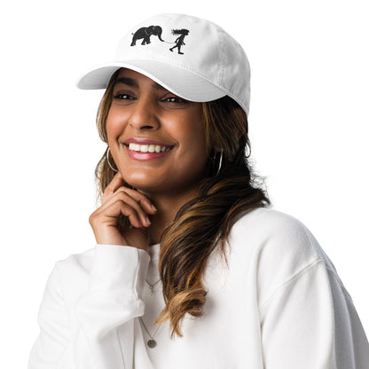 Girl with Elephant - Dad Hat