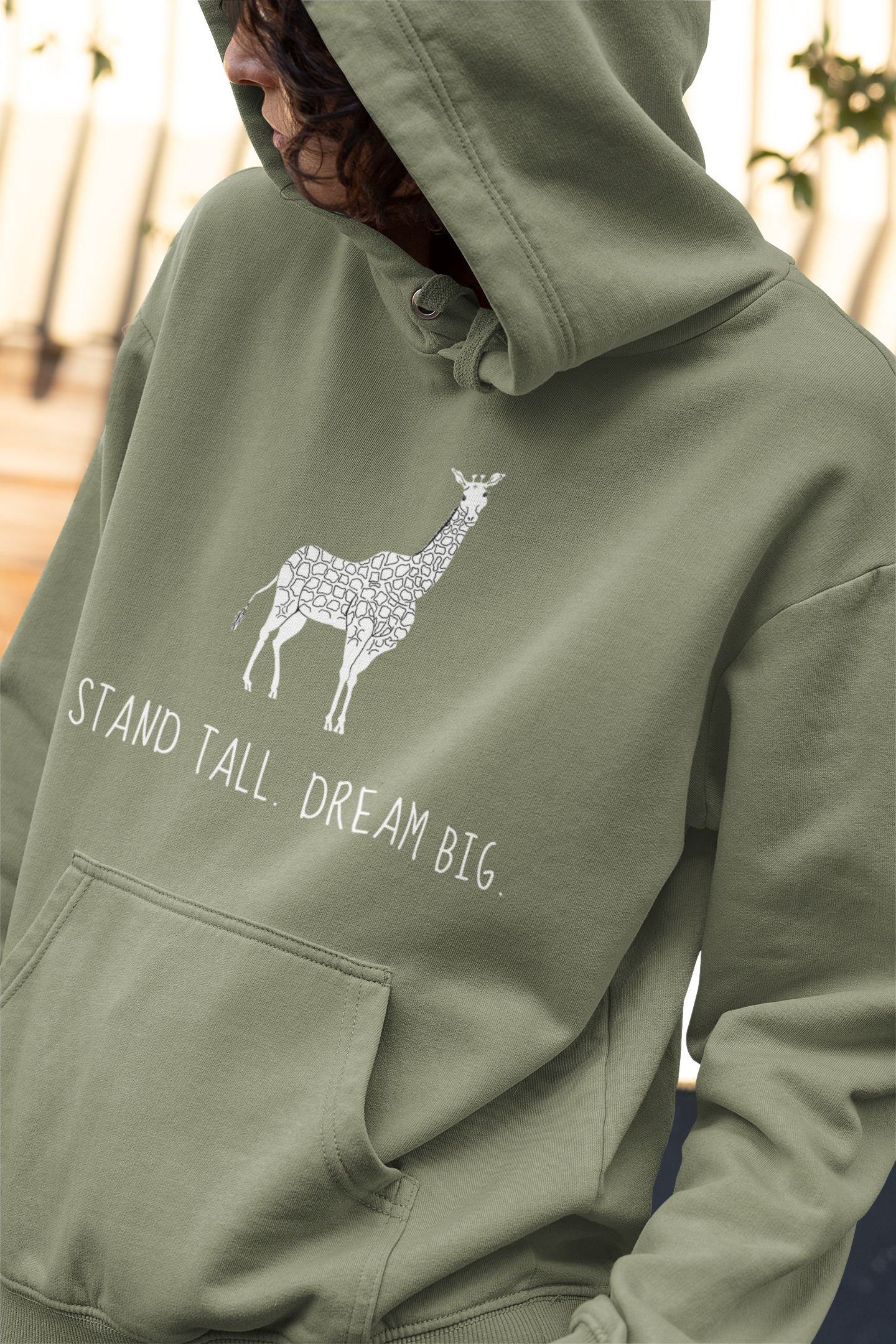 Stand Tall Dream Big - Hoodie (White Letters)