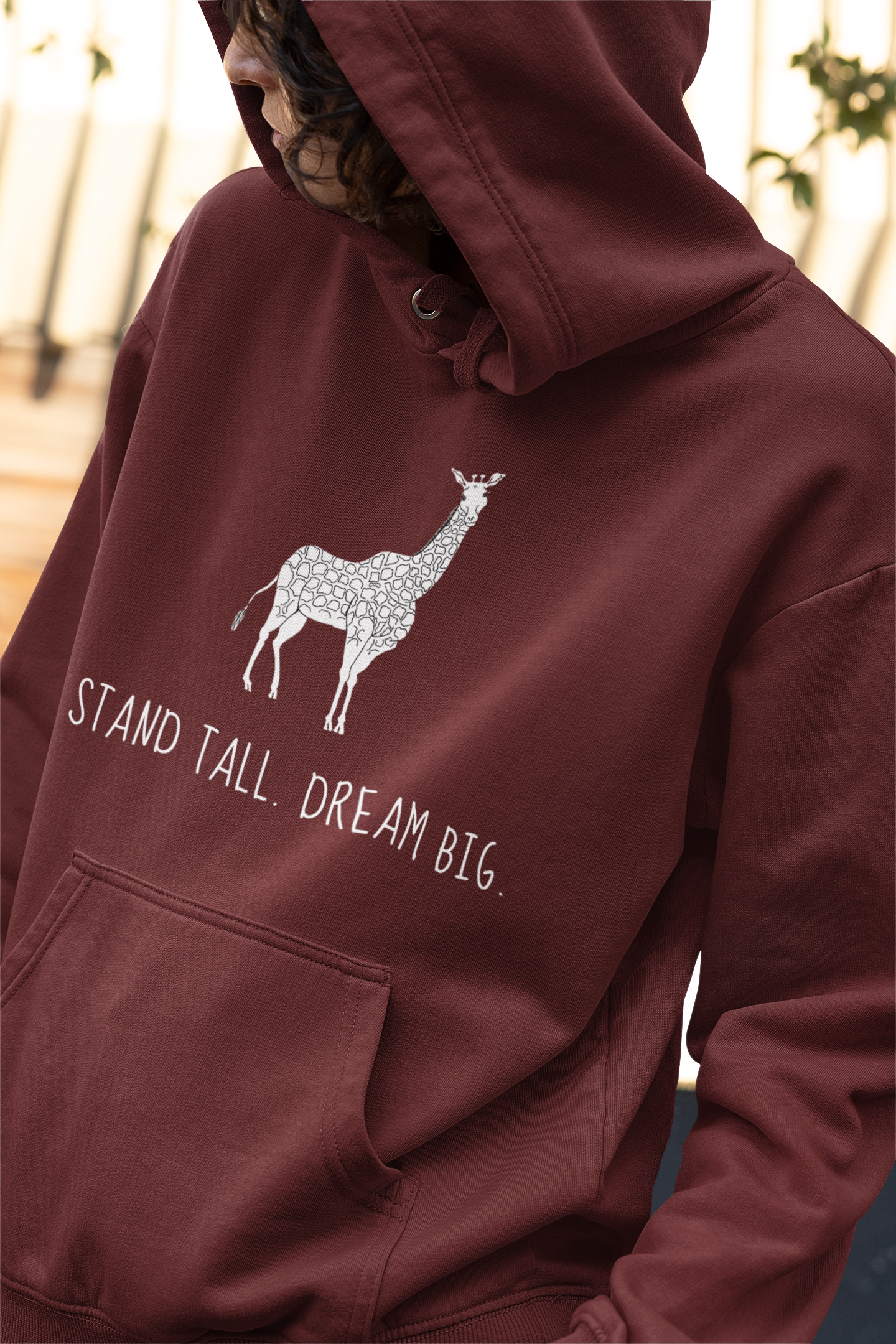 Stand Tall Dream Big - Hoodie (White Letters)