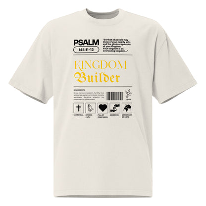 Kingdom Builder FRONT - Oversized T-shirt