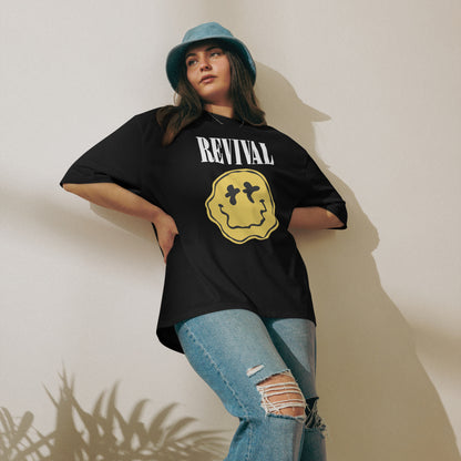 Revival WHITE FONT - Oversized Heavyweight T-Shirt