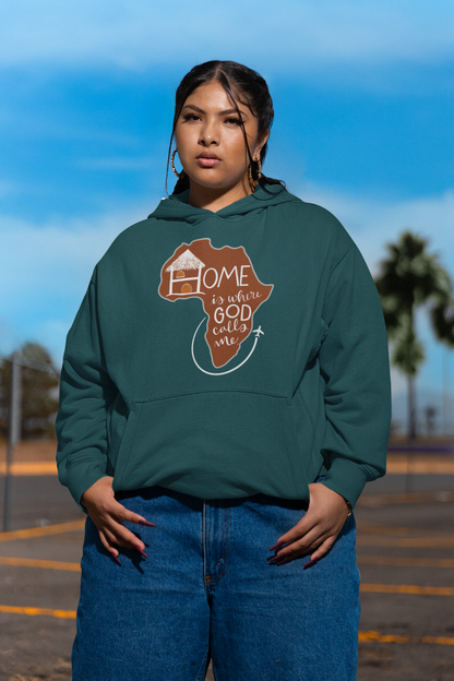 Home is Where God Calls Me - Unisex Oversized Hoodie