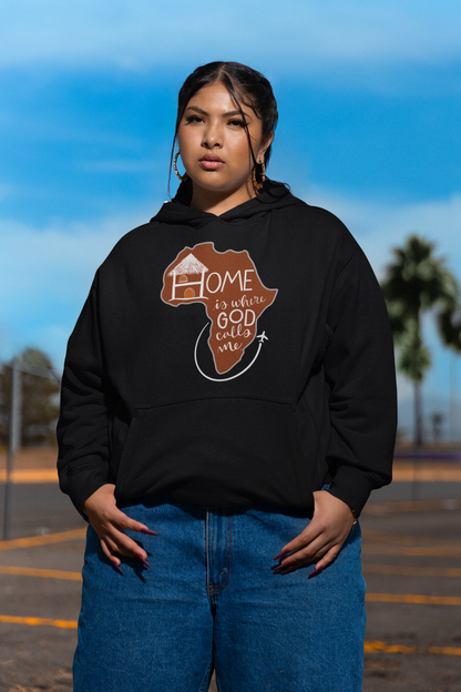 Home is Where God Calls Me - Unisex Oversized Hoodie