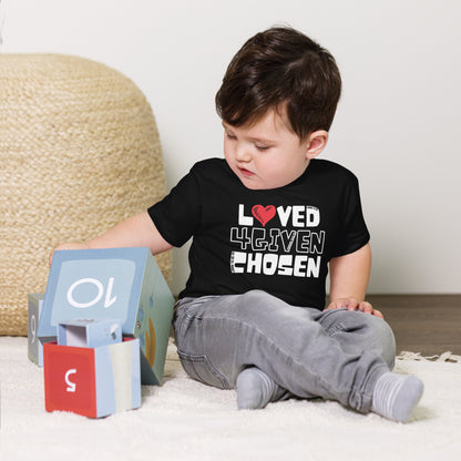 Loved Forgiven Chosen - Toddler Tee