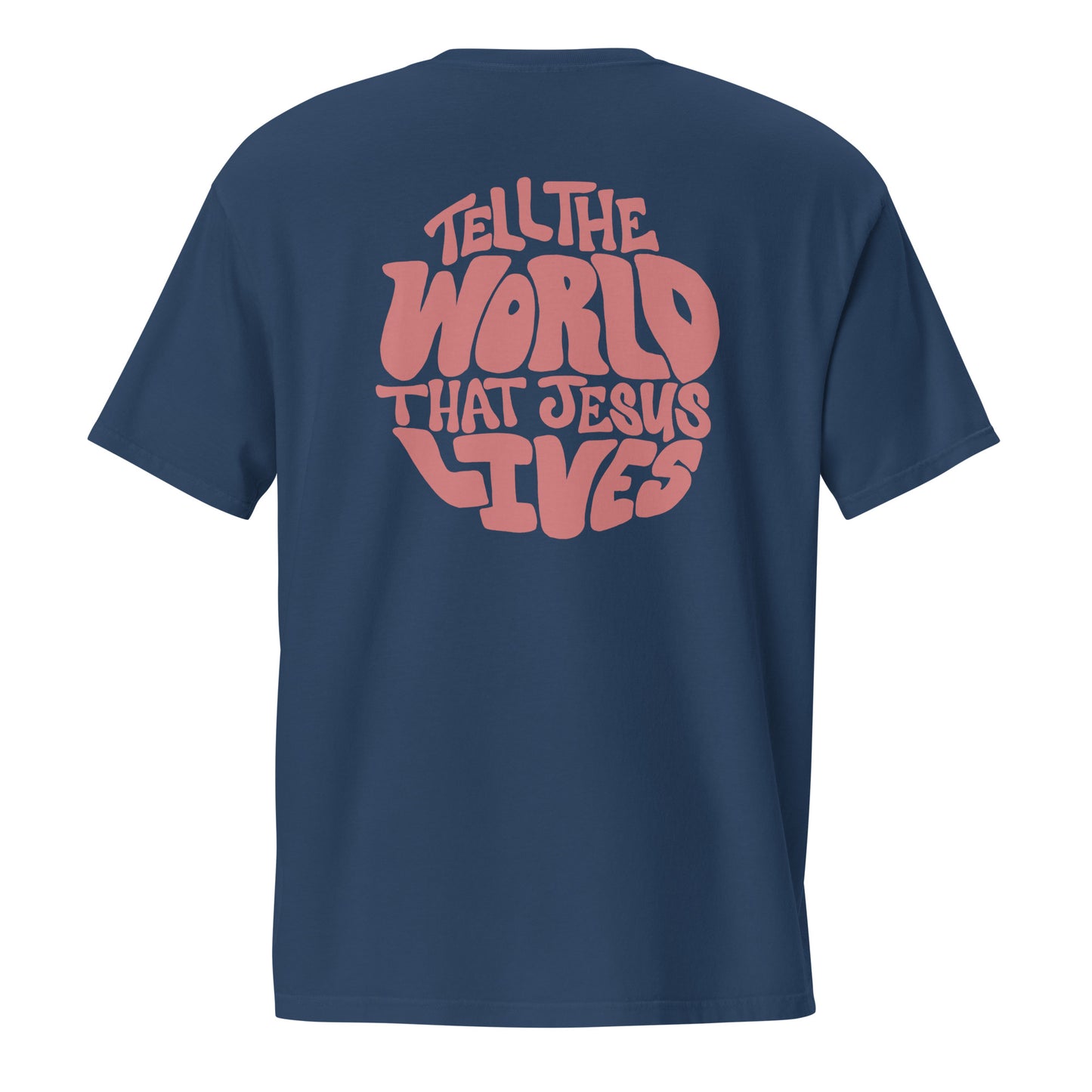 Tell the World RED FONT - Unisex Pocket T-shirt